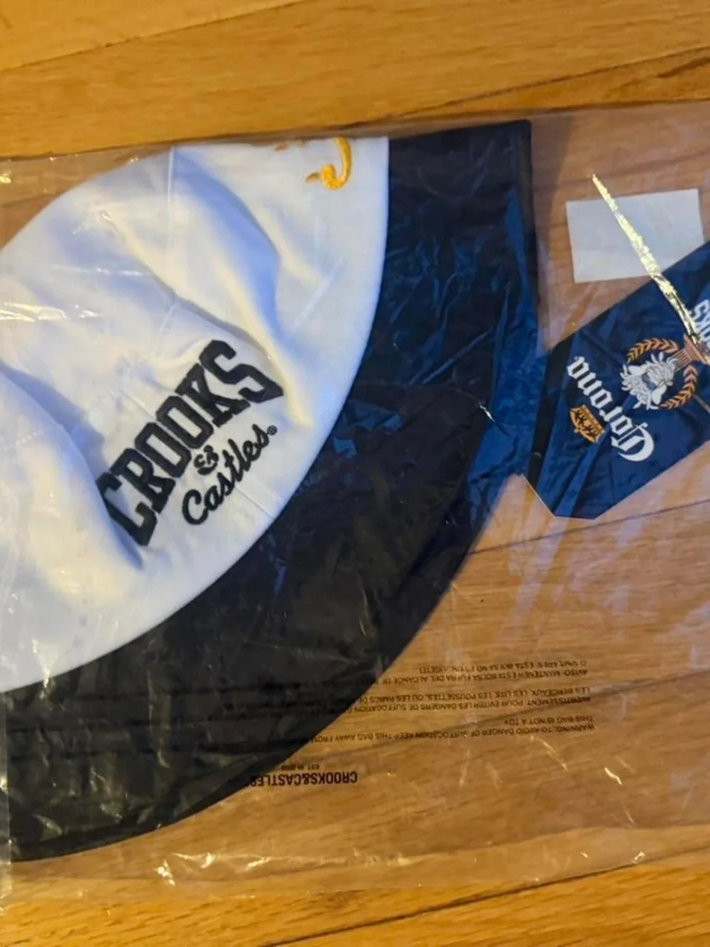 Corona Branded Black & White Bucket Hat - Unisex